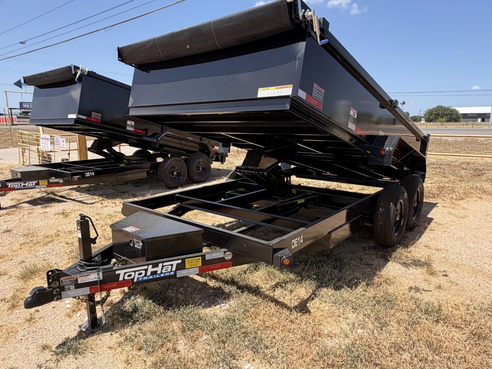 New 2026 Top Hat Trailers DE1 Dump Trailer