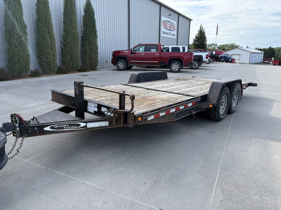 Used 2018 Quality Trailers 4 Wheel 20' DWT-DLX Tilt Trailer