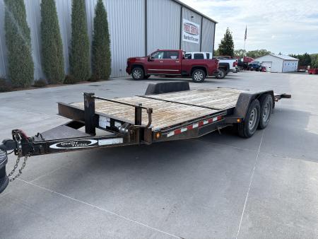 Used 2018 Quality Trailers 4 Wheel 20' DWT-DLX Tilt Trailer