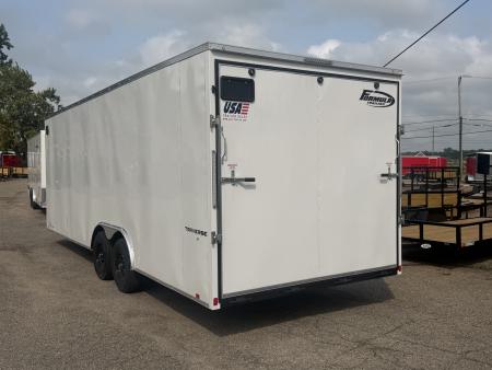 New 2027 8.5 x 24 10K GVW Formula Traverse Enclosed Trailer with ramp 7ft interior