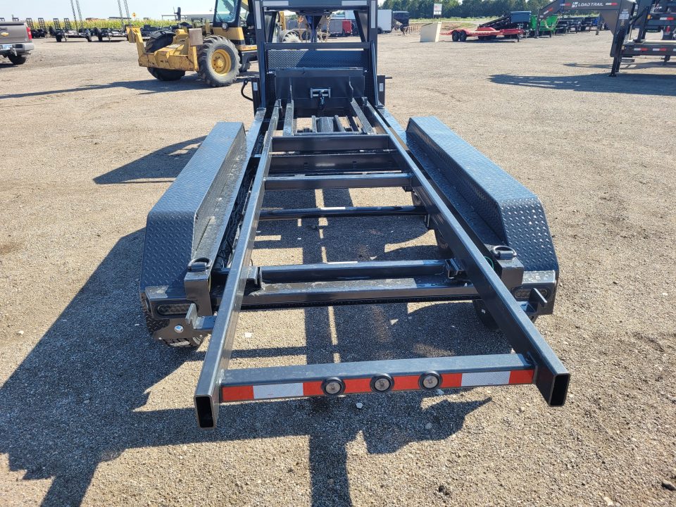New 2027 Load Trail 83"x16' Triple Axle Gooseneck Rolloff Trailer W/2 Bins