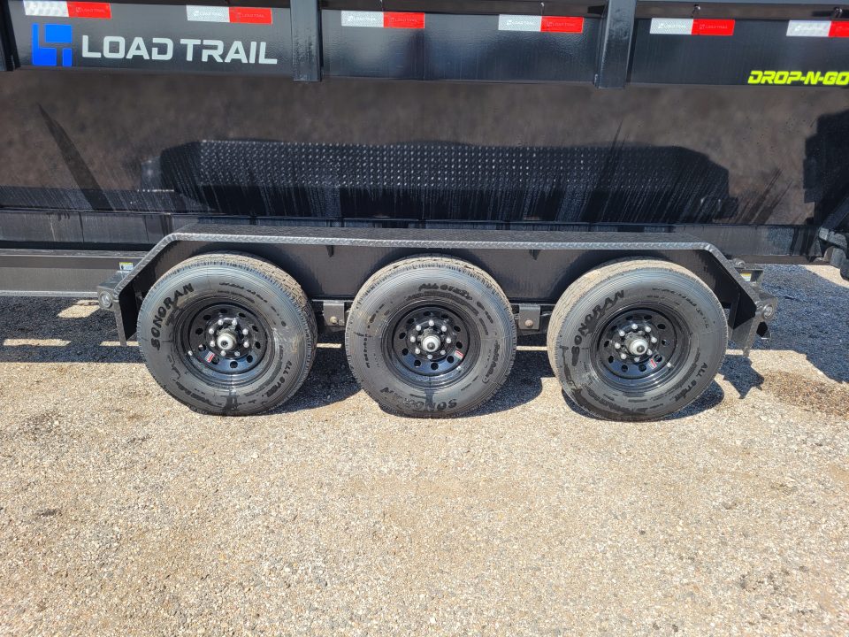 New 2027 Load Trail 83"x16' Triple Axle Gooseneck Rolloff Trailer W/2 Bins