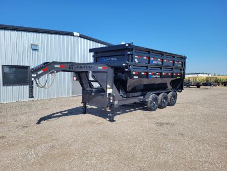 New 2027 Load Trail 83 x16' Triple Axle Gooseneck Rolloff Trailer W/2 Bins