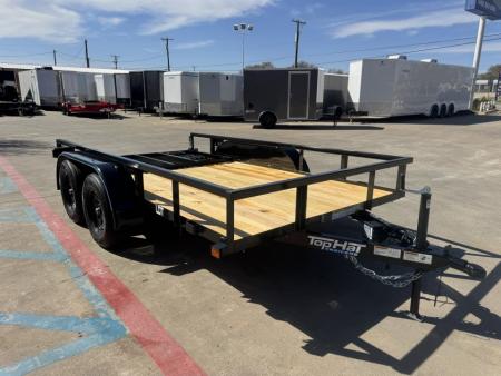 New 2026 Top Hat Trailers LDX 12X77 Utility Trailer