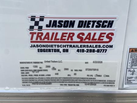 New United UJ-6X12 Enclosed Trailer