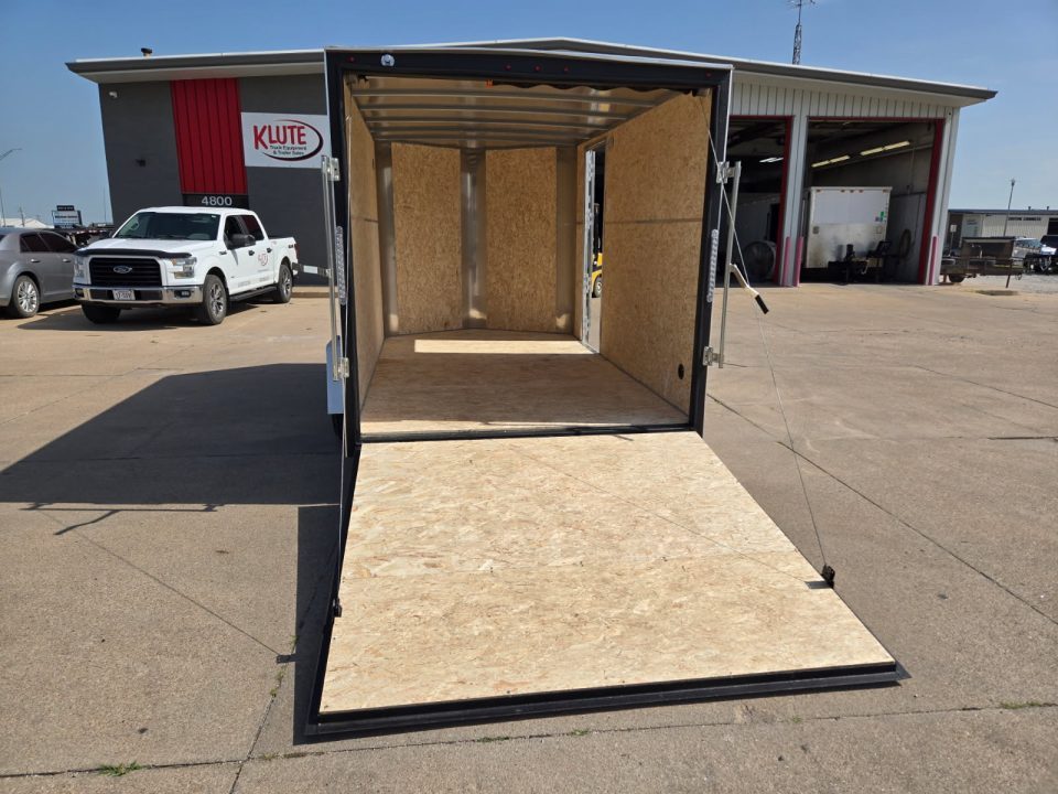 New 2027 H&H Trailers 7x12 HH Series Flat Top V-Nose 3K Idler Cargo / Enclosed Trailer