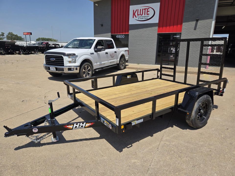 New 2027 H&H Trailers 76x10 Rail Side 3K Utility Trailer