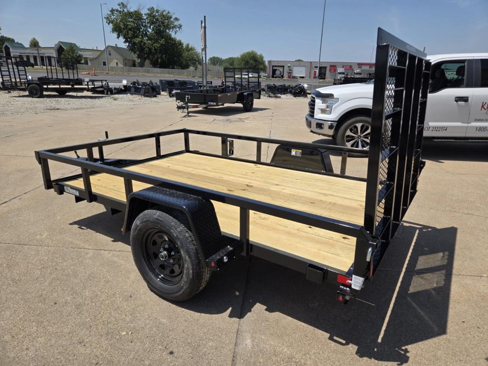 New 2027 H&H Trailers 76x10 Rail Side 3K Utility Trailer