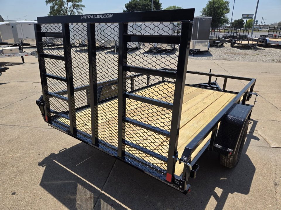 New 2027 H&H Trailers 76x10 Rail Side 3K Utility Trailer
