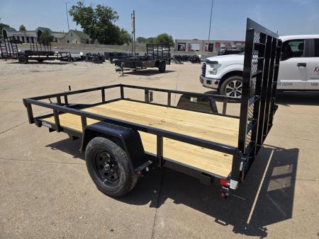 New 2027 H&H Trailers 76x10 Rail Side 3K Utility Trailer