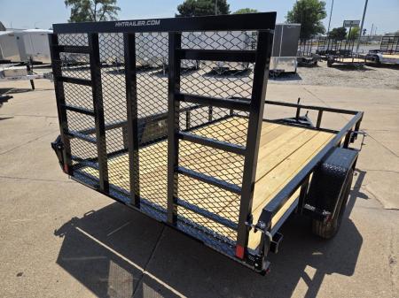 New 2027 H&H Trailers 76x10 Rail Side 3K Utility Trailer
