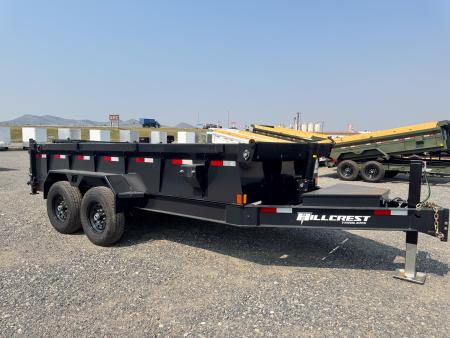 New 2027 Hillcrest Trailers 14K 7x14 Dump Trailer