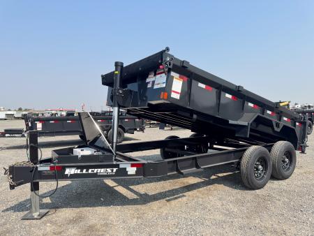 New 2027 Hillcrest Trailers 14K 7x14 Dump Trailer