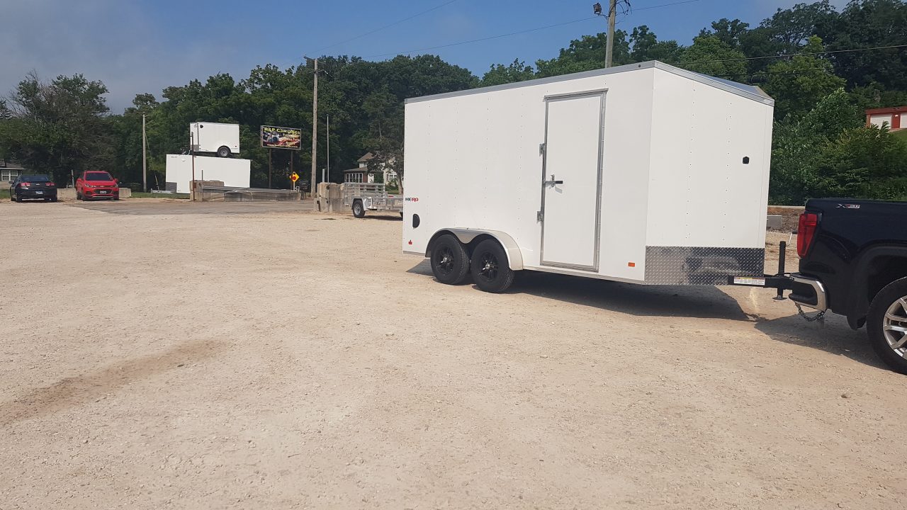 Used 2025 Bravo Hero 714-TA2 7K Cargo / Enclosed Trailer