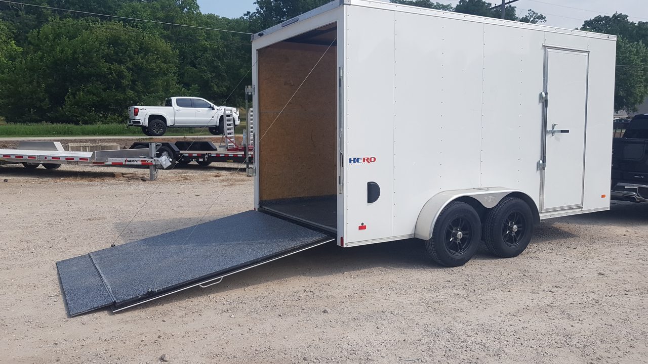 Used 2025 Bravo Hero 714-TA2 7K Cargo / Enclosed Trailer