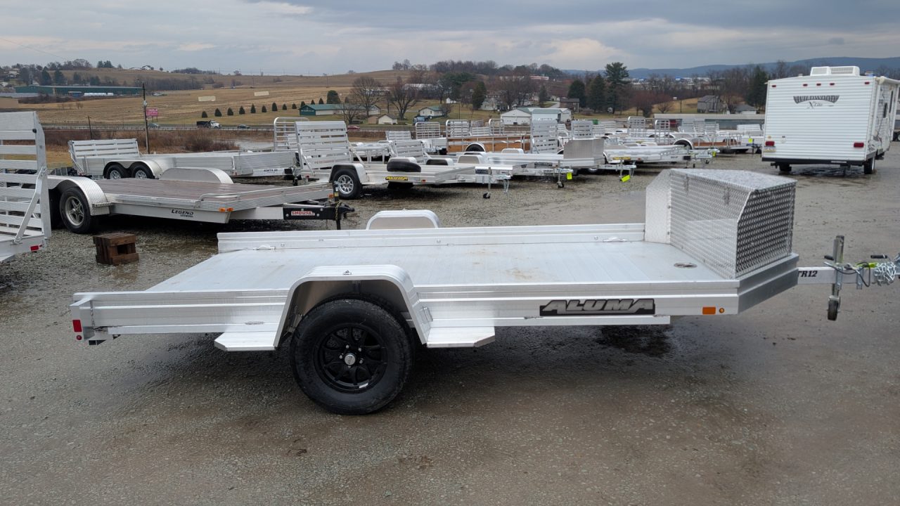 New 2027 Aluma 12' UTV Trailer w/ Pull Out Ramp (OVERSTOCK SPECIAL!!!)