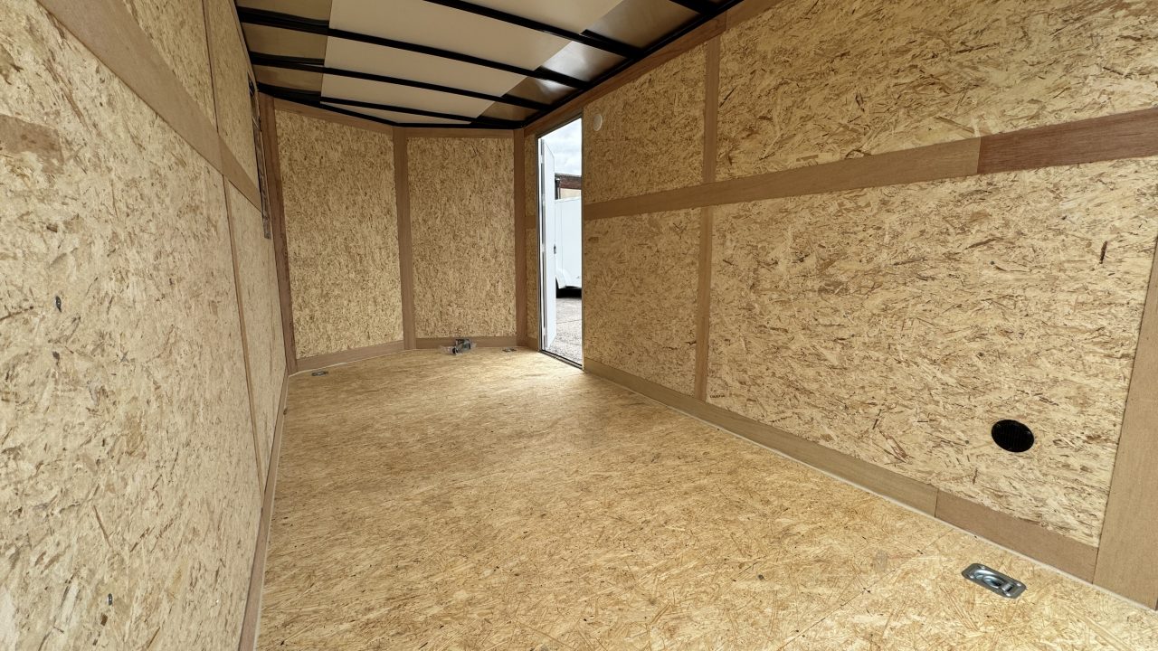 New American Hauler 7x14 Tandem Enclosed Cargo Trailer - Rear Ramp Door!