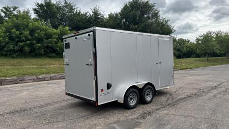 New American Hauler 7x14 Tandem Enclosed Cargo Trailer - Rear Ramp Door!
