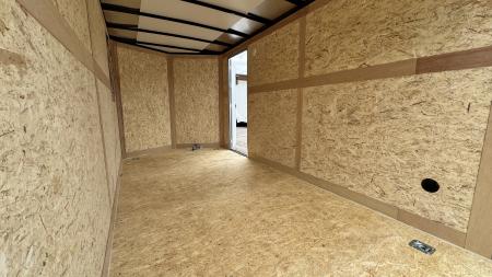 New American Hauler 7x14 Tandem Enclosed Cargo Trailer - Rear Ramp Door!
