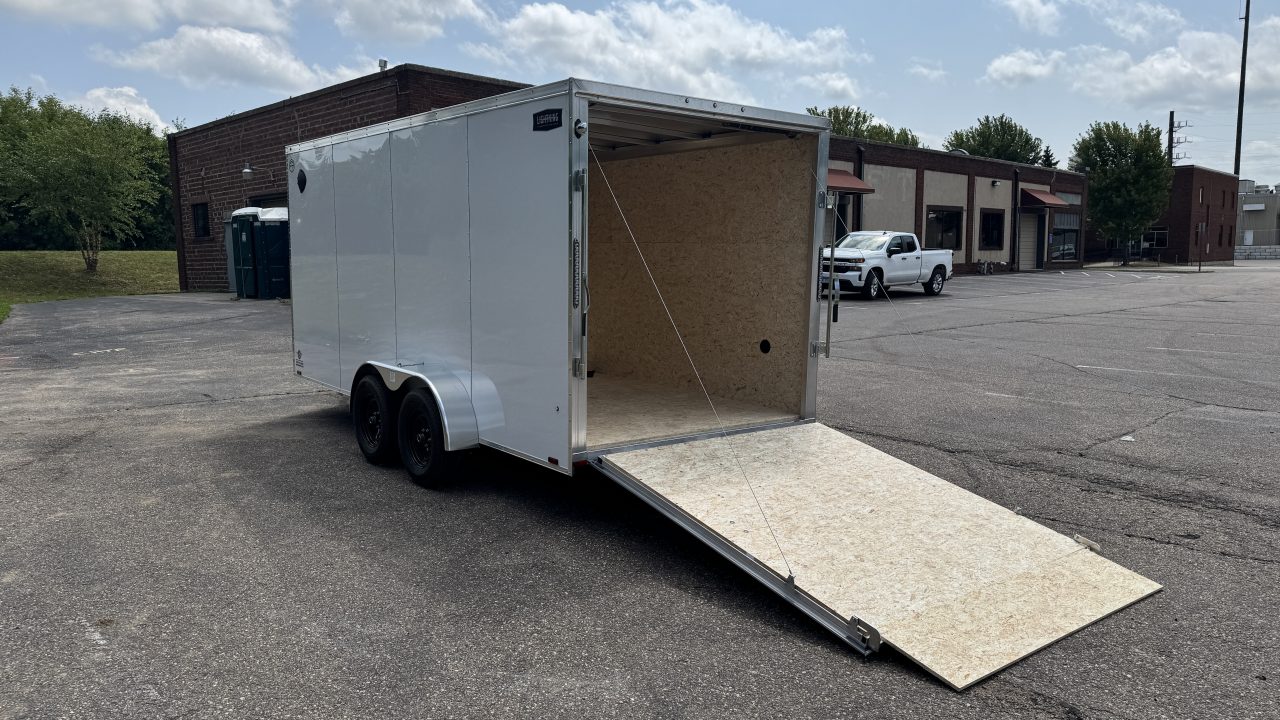 New 2027 Lightning 7X16 Trailer Cargo / Enclosed Trailer - RAMP DOOR!