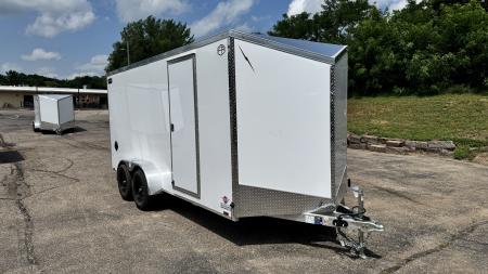 New 2027 Lightning 7X16 Trailer Cargo / Enclosed Trailer - RAMP DOOR!