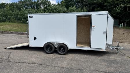 New 2027 Lightning 7X16 Trailer Cargo / Enclosed Trailer - RAMP DOOR!