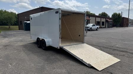 New 2027 Lightning 7X16 Trailer Cargo / Enclosed Trailer - RAMP DOOR!