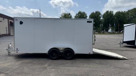New 2027 Lightning 7X16 Trailer Cargo / Enclosed Trailer - RAMP DOOR!