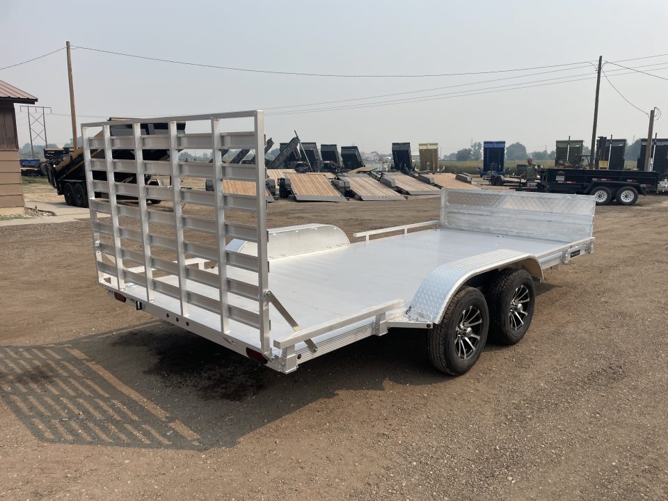 New 2026 Silverwing 7x16 5k Aluminum Utility Trailer