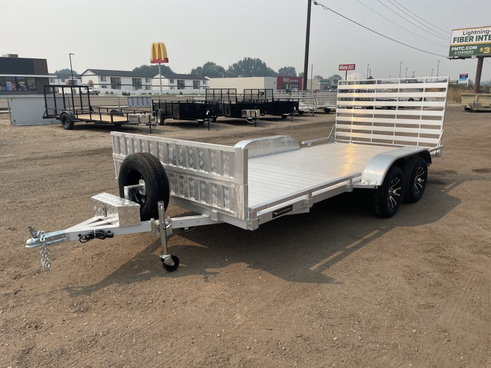 New 2026 Silverwing 7x16 5k Aluminum Utility Trailer