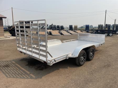 New 2026 Silverwing 7x16 5k Aluminum Utility Trailer
