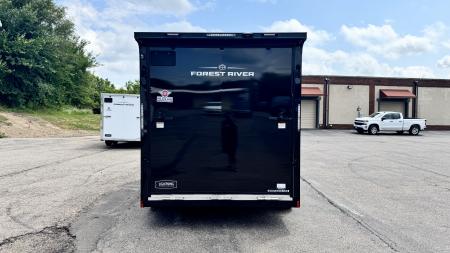 New Lightning 7.5x14 Aluminum Enclosed Trailer - Rear ramp door!