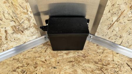 New Lightning 7.5x14 Aluminum Enclosed Trailer - Rear ramp door!