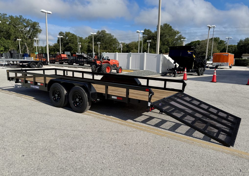 New 2026 Sure-Trac 7x20 10K Tube Top Utility Trailer