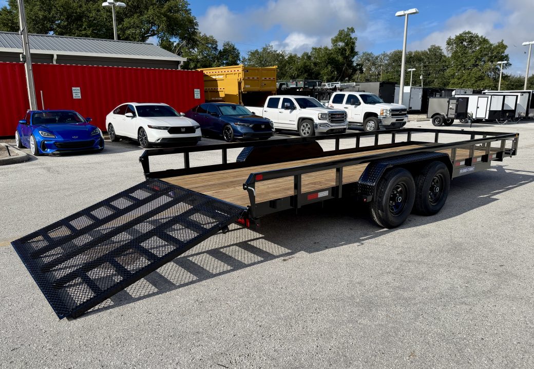 New 2026 Sure-Trac 7x20 10K Tube Top Utility Trailer