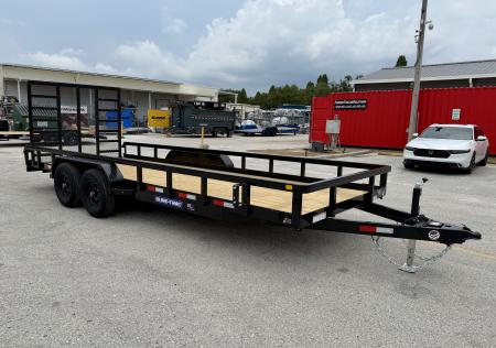 New 2026 Sure-Trac 7x20 10K Tube Top Utility Trailer
