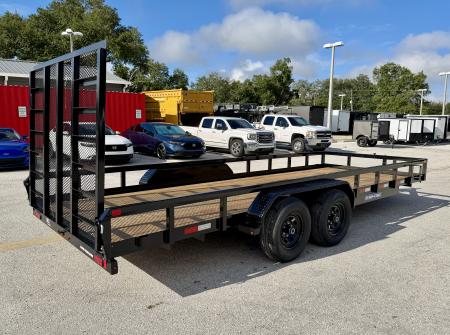 New 2026 Sure-Trac 7x20 10K Tube Top Utility Trailer