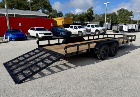 New 2026 Sure-Trac 7x20 10K Tube Top Utility Trailer