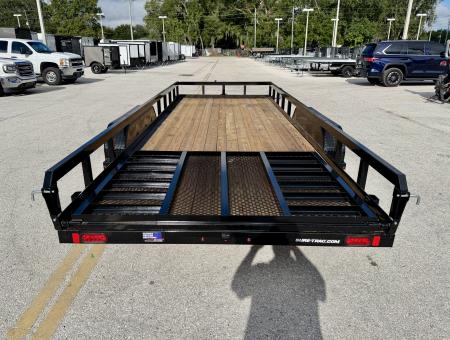 New 2026 Sure-Trac 7x20 10K Tube Top Utility Trailer