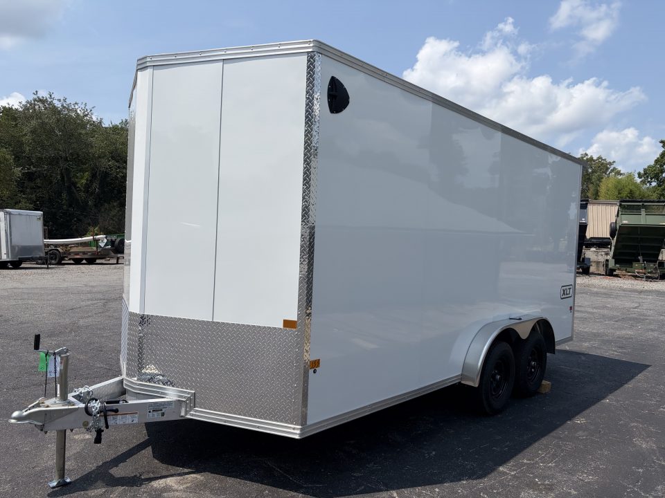 New 2027 ALCOM 7.5X16 Enclosed, Aluminum w/Translucent Roof