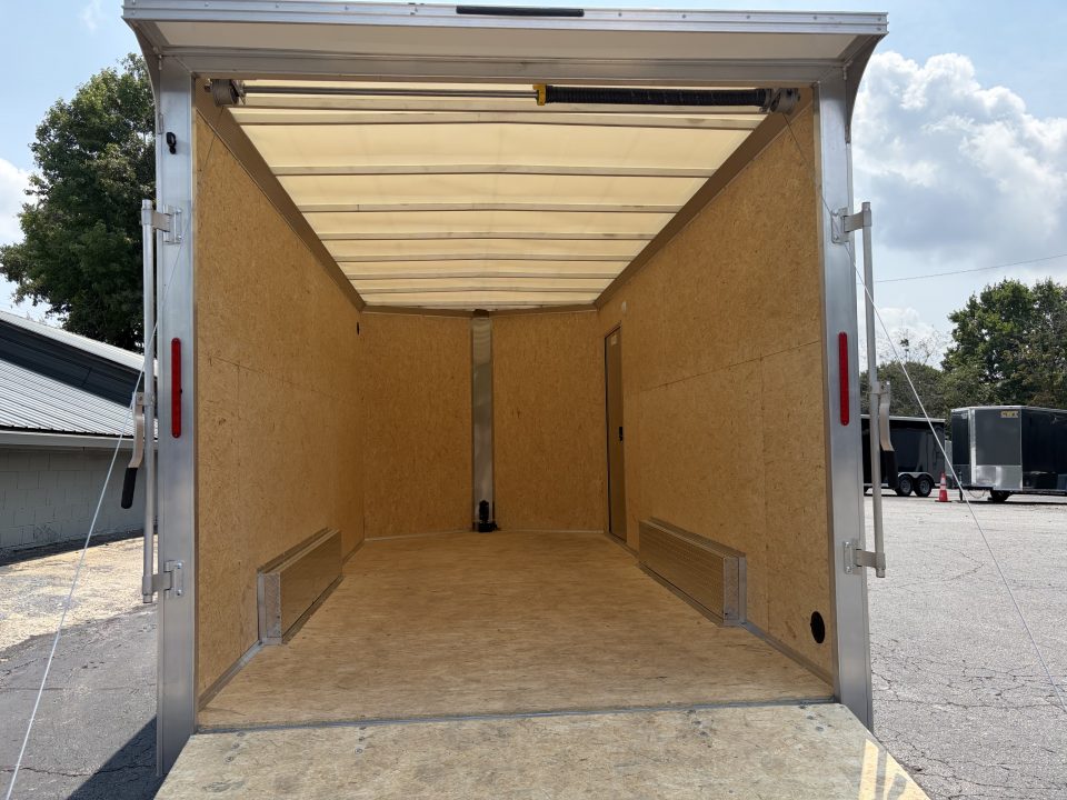 New 2027 ALCOM 7.5X16 Enclosed, Aluminum w/Translucent Roof