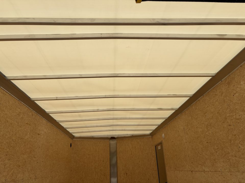 New 2027 ALCOM 7.5X16 Enclosed, Aluminum w/Translucent Roof