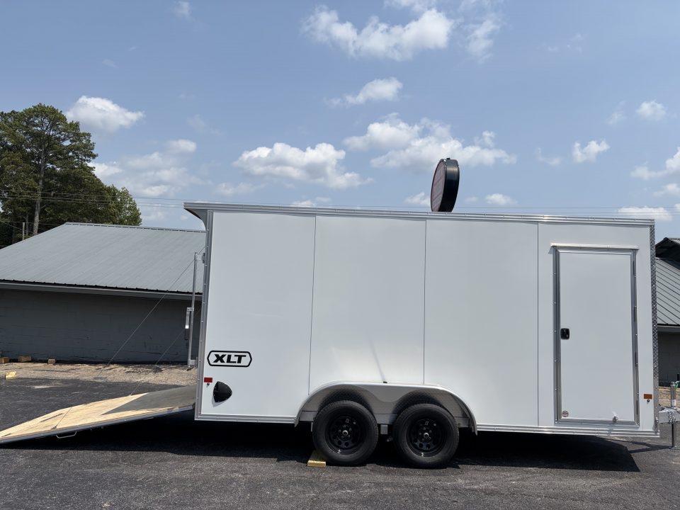 New 2027 ALCOM 7.5X16 Enclosed, Aluminum w/Translucent Roof