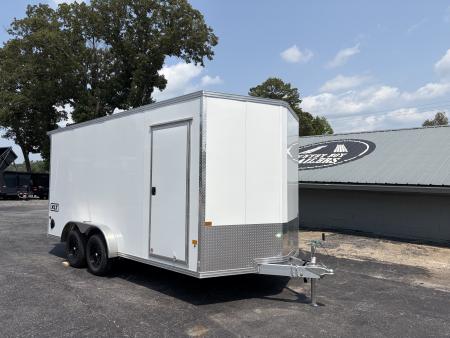 New 2027 ALCOM 7.5X16 Enclosed, Aluminum w/Translucent Roof