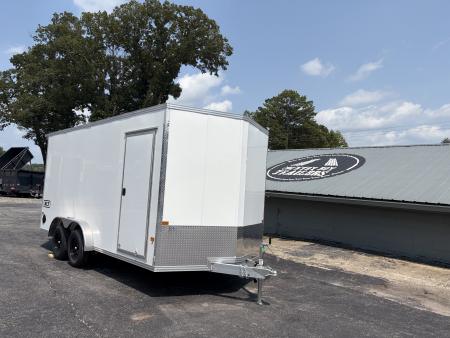 New 2027 ALCOM 7.5X16 Enclosed, Aluminum w/Translucent Roof