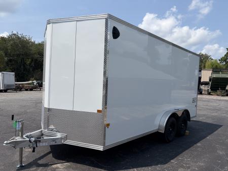 New 2027 ALCOM 7.5X16 Enclosed, Aluminum w/Translucent Roof
