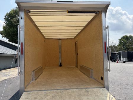 New 2027 ALCOM 7.5X16 Enclosed, Aluminum w/Translucent Roof