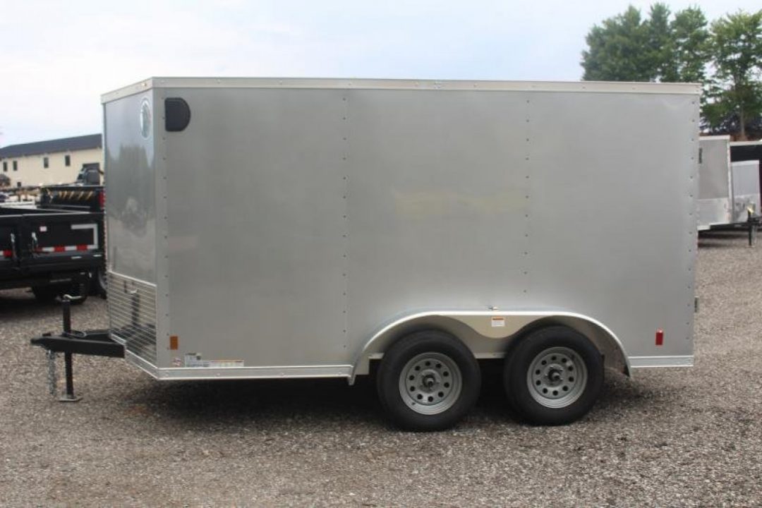 New 2027 Darkhorse Cargo 7' x 12' Enclosed Trailer - Ramp Door - 6' Interior Height - 7000# GVW
