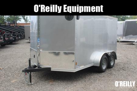 New 2027 Darkhorse Cargo 7' x 12' Enclosed Trailer - Ramp Door - 6' Interior Height - 7000# GVW