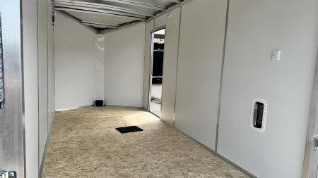 New Lightning 7x14 Aluminum Enclosed Trailer - Ramp Door!